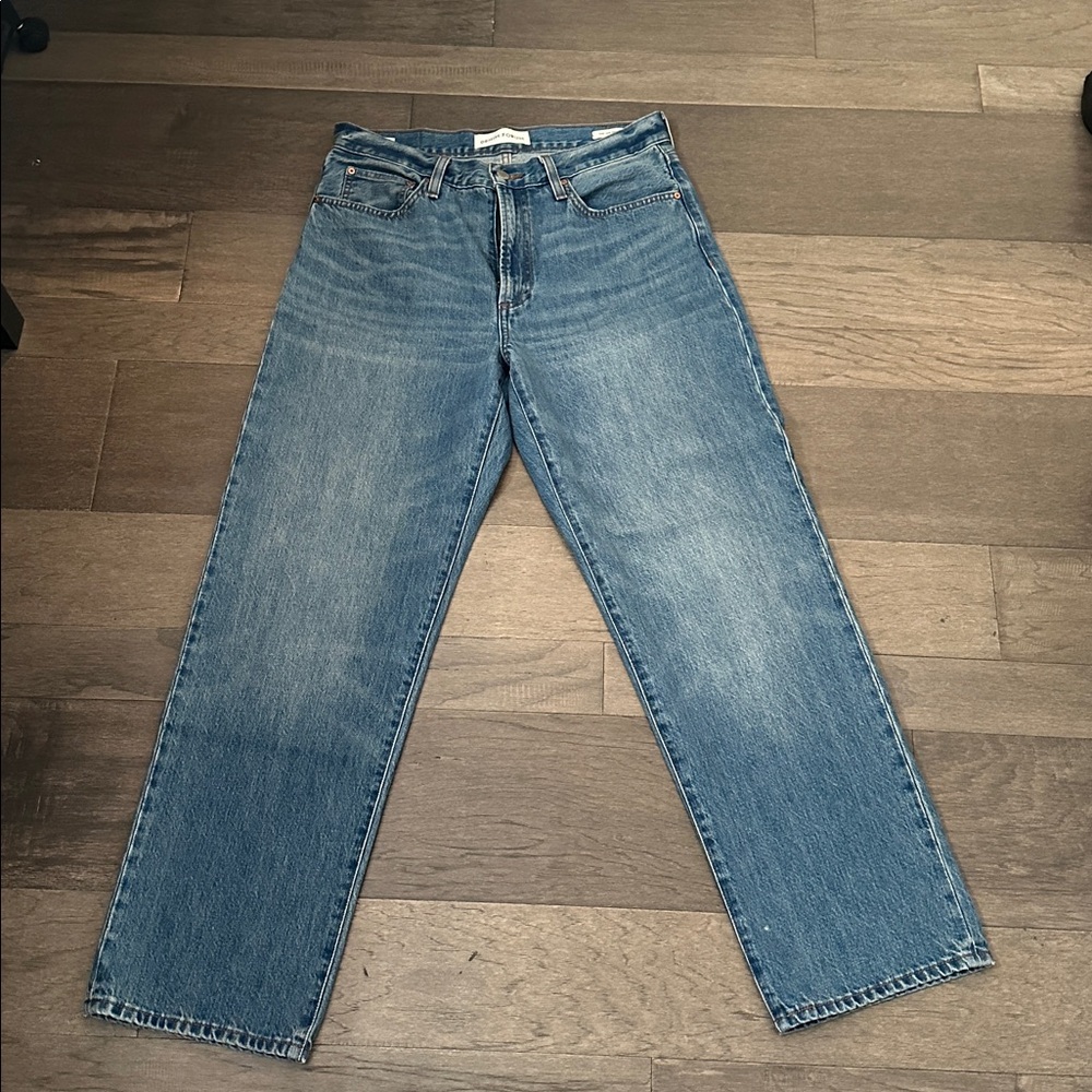 Aritzia - Denim Forum High Rise Jeans in Blue / 90s Marlo hi-rise baggy